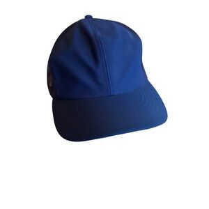 Vintage Jankins Blue Polyester Mesh Snapback Trucker Hat